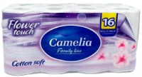 Туалетная бумага Camelia Flower Touch 3 plies 16 rolls.