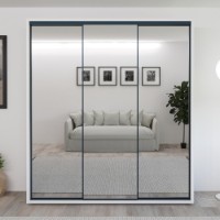 Dulap cu uşi glisante Bayro Parma 2000x2250x600 White (606511)