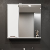 Шкаф с зеркалом Bayro Elara 750x750 L (122194)