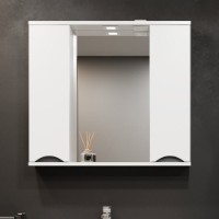 Шкаф с зеркалом Bayro Elara Duo 860x750 (122196)