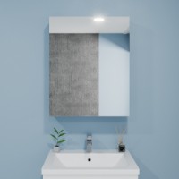 Шкаф с зеркалом Bayro Optima 500x700 (122335)