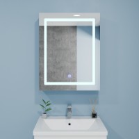 Шкаф с зеркалом Bayro Optima 500x700 Led Touch R (122336)