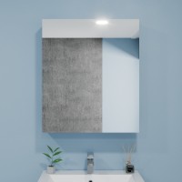 Шкаф с зеркалом Bayro Optima 600x700 (122337)