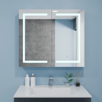 Шкаф с зеркалом Bayro Optima 800x700 Led Touch (122342)