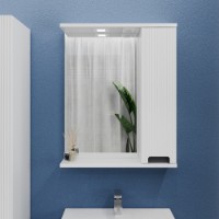 Шкаф с зеркалом Bayro Positano 600x750 R (121482)