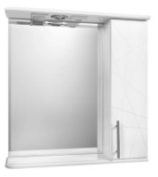 Шкаф с зеркалом Sanmaximus 600 Spider White