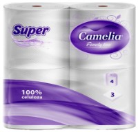 Туалетная бумага Camelia Super 3 plies 4 rolls