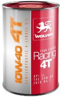 Трансмиссионное масло Wolver Four Stroke Racing 4T 10W-40 1L Metal