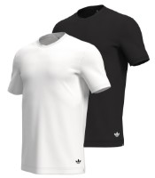 Tricou bărbătesc Adidas Mens Comfort Flex Cotton Crew Neck Black/White, s.S 2pcs