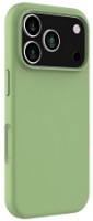 Чехол WOO Liquid Silicone iPhone 17 Pro Max Green (WOOLSCMIP17PMGR)