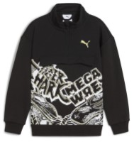 Детская толстовка Puma X Hot Wheels Relaxed Hz Crew Tr Puma Black, s.116
