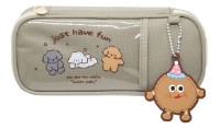 Школьный пенал New World Just Have Fun Khaki (7846)