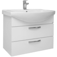 Dulap cu lavoar Mashtab Agat 2 Basic 10680 White 75cm