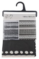 Занавеска для ванной Tendance Tribal Lodge 180x180cm (56229)