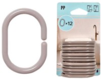 Кольца для занавесок в ванную Tendance 6x4cm (43640) 12pcs