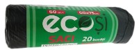 Мешки для мусора Ecoși Strong 60L 20pcs Black
