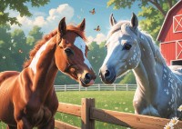 Пазл Trefl Horses On The Plain 200 (13328)