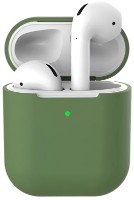 Чехол для наушников Helment Case Silicone Airpods 2 Darck Green (AIRPOD2DG)