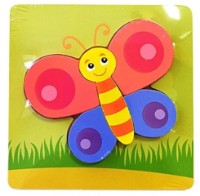 Пазл Qiu Hao Бабочка 15x15cm (51790)