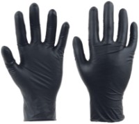 Одноразовые перчатки Cerva Spoonbill Black 0109007899 9 L 100pcs