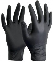 Mănuși de unică folosință MD Aldena M Black 100pcs (201499/009087/1444)