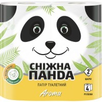 Hârtie igienica Снежная Панда Aroma 2 plies 4 rolls