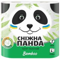 Hârtie igienica Снежная Панда Bamboo 2 plies 4 rolls