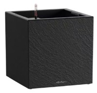 Цветочный горшок Lechuza Canto Slatestone 30 Low Dark Grey