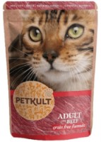 Влажный корм для кошек Petkult Adult Cat Beef 100g