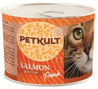 Влажный корм для кошек Petkult Cat Salmon Formula 185g
