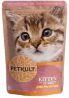 Влажный корм для кошек Petkult Kitten Turkey 100g
