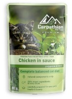 Влажный корм для кошек Carpathian Pet Food Kittens Chicken in Sauce 24x80g