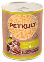 Влажный корм для собак Petkult Adult Dog Duck 800g