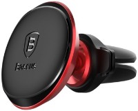 Suport auto Baseus Magnetic Air Vent with Cable Clip Red (SUGX-A09)