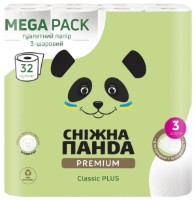 Туалетная бумага Снежная Панда Premium Classic Plus 3 plies 32 rolls