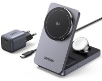 Încărcător Ugreen 2-in-1 Magnetic Wireless Charger (45025)