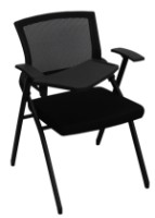 Scaun de birou Deco Aplo with table Black