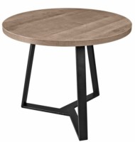 Обеденный стол Deco Calipso D90 Colonial/Black (T1CA09)