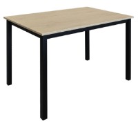 Обеденный стол Deco Mezo 110x68x75 Oak Sonoma/Black (T1MZ1107P4040)