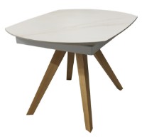 Обеденный стол Deco Nela 120/180x90x76 White/Ash (MNLA-DFL-WHT)