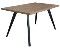 Masă pentru bucătărie Deco Rodos 135x75x75 Brown/Black (T1RD1375)