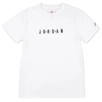 Tricou pentru copii Nike Jordan Wordmark Embroidered White, s.XL