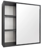 Шкаф с зеркалом Mashtab Alicante 11855 800x155x730mm Anthracite Matte