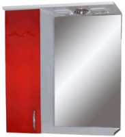 Шкаф с зеркалом Mashtab Clasic 6799 600x200x720mm White/Red