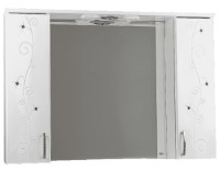 Dulap cu oglindă Mashtab Cristal 1610 1000x200x720mm White