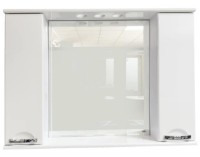 Dulap cu oglindă Mashtab Delfin 9141 1000x200x720mm White