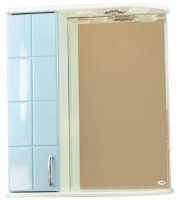 Dulap cu oglindă Mashtab Domino 5081 600x200x720mm White/Blue