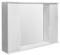 Шкаф с зеркалом Mashtab Print 9389 1000x200x720mm White