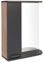 Шкаф с зеркалом Mashtab Sonata 10904 600x200x720mm Sonona/Anthracite