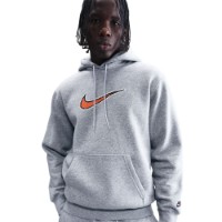 Hanorac pentru bărbați Nike Sportswear Club Neo Varsity Dark Grey Heather/Light Smoke Grey/Black, s.S
